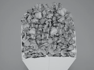 high def classic popcon box 3D Model