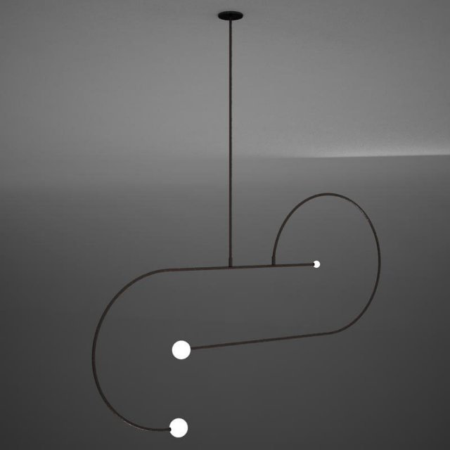 hd ceiling pendant lamp modern Model 3D .c4d .max .obj .3ds .fbx .stl .blend 