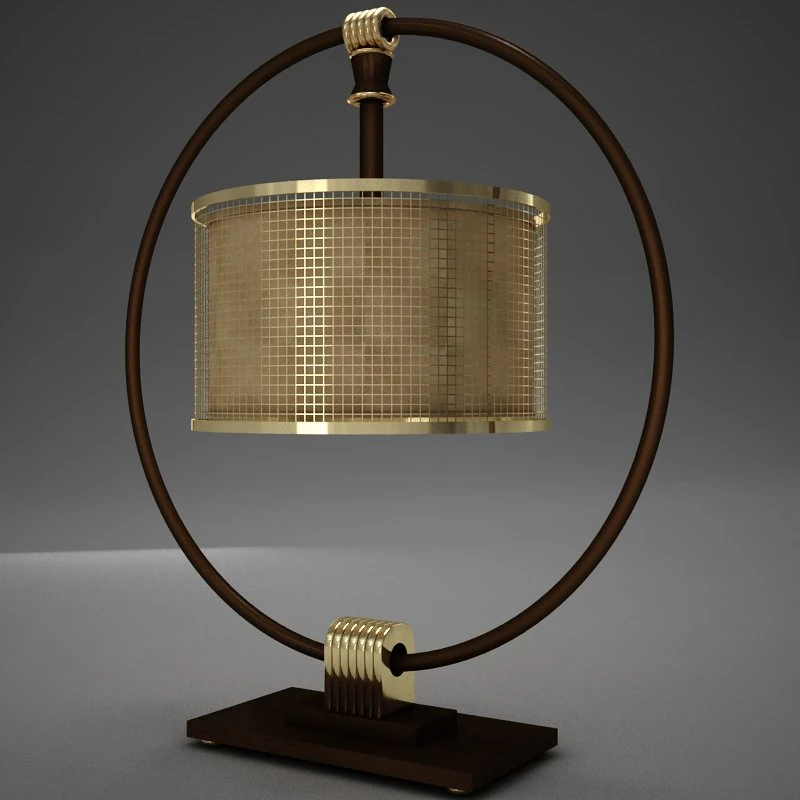 hd modern oriental lamp 3D Model .c4d .max .obj .3ds .fbx .stl .blend
