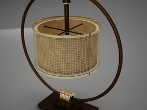 hd modern oriental lamp 3D Model