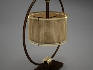 hd modern oriental lamp 3D Model