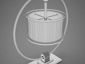 hd modern oriental lamp 3D Model