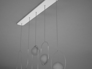 hd ceiling pendant sphere lamp modern 3D Model