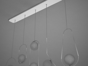 hd ceiling pendant sphere lamp modern 3D Model