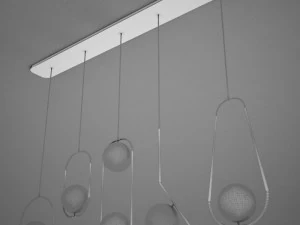 hd ceiling pendant sphere lamp modern 3D Model