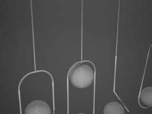 hd ceiling pendant sphere lamp modern 3D Model