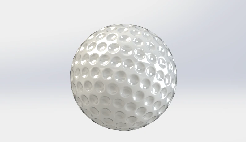 gulf ball 3D Model .c4d .max .obj .3ds .fbx .stl .blend