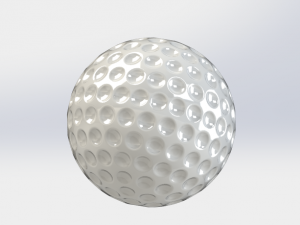 gulf ball 3D-Modell