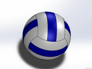 3D-gedruckter Volleyball 3D Modell