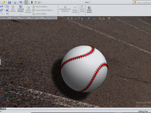 baseball in solidworks 3D Models
