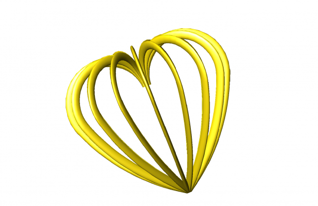 heart cage 3D 打印模型 .c4d .max .obj .3ds .fbx .stl .blend 