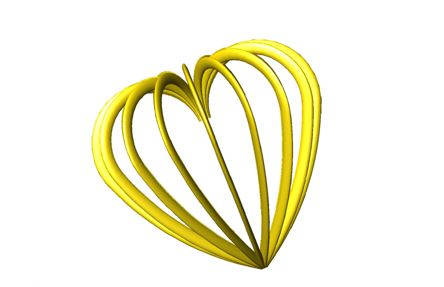 heart cage 3D Print Model .c4d .max .obj .3ds .fbx .stl .blend 