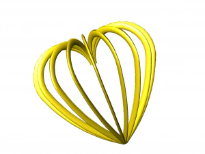 сердечная клетка 3D Принт Модель