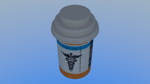 pain killer pubg 3D 模型 .c4d .max .obj .3ds .fbx .stl .blend