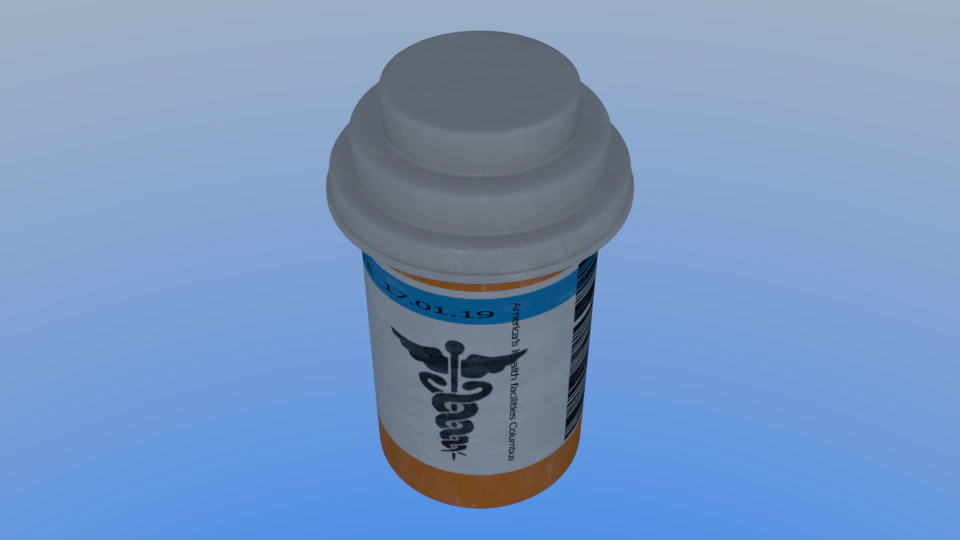 pain killer pubg 3D Model .c4d .max .obj .3ds .fbx .stl .blend 