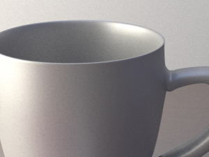 2 donuts and mug Model 3D