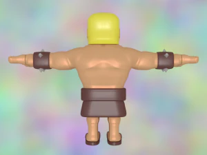 barbarian clash of clans 3D Model