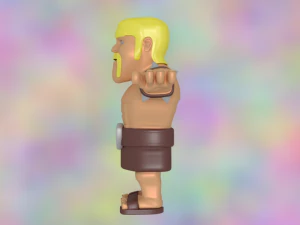 barbarian clash of clans 3D Model