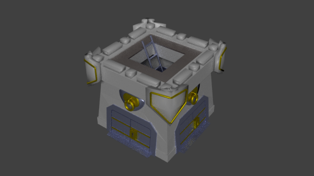 clan castle clash of clans 3D Modell .c4d .max .obj .3ds .fbx .stl .blend 