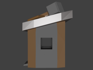 builder hut clash of clans Modello 3D