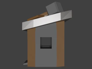 builder hut clash of clans 3D Model