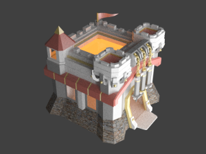 town hall level 11 clash of clans Model 3D