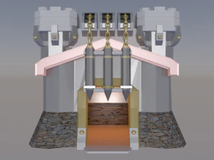 town hall level 11 clash of clans 3D Model