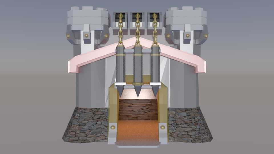 Town Hall Level 11 Clash Of Clans 3d Model In Fantasy 3dexport