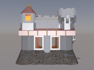 town hall level 11 clash of clans 3D Model