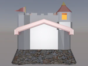 town hall level 11 clash of clans 3D Model