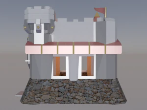 town hall level 11 clash of clans 3D Model