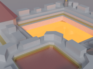 town hall level 11 clash of clans 3D Model