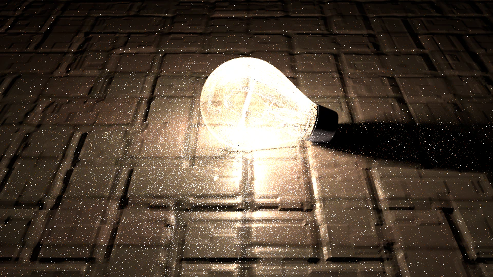 light bulb on floor 3D Model .c4d .max .obj .3ds .fbx .stl .blend 