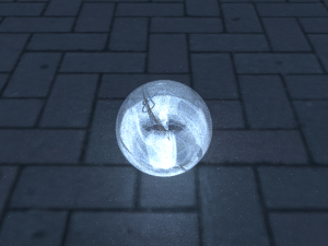 light bulb on floor Modelo 3D