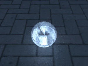 light bulb on floor 3D Model