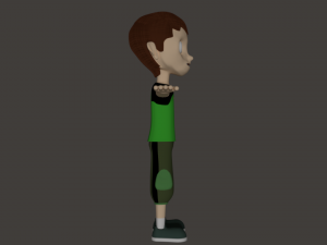 ben 10 kid Model 3D