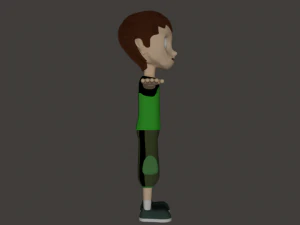 ben 10 &ccedil;ocuk 3D Model