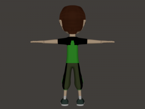 ben 10 kid Model 3D