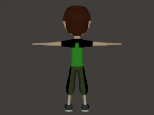 ben 10 &ccedil;ocuk 3D Model