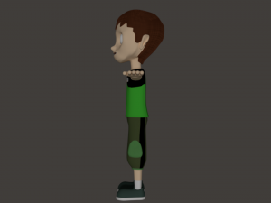 ben 10 kid Model 3D