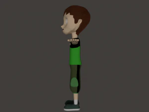 ben 10 &ccedil;ocuk 3D Model