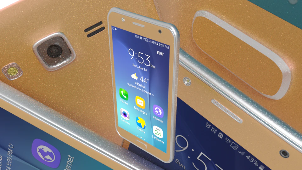 samsung galaxy j7 3D Model .c4d .max .obj .3ds .fbx .stl .blend