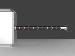 thor hammer Model 3D
