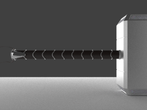 thor hammer Model 3D
