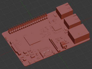 raspberry pi Modelo 3D