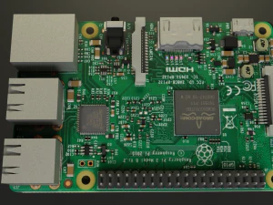 raspberry pi 3D Model