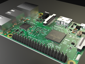 raspberry pi 3D मॉडल