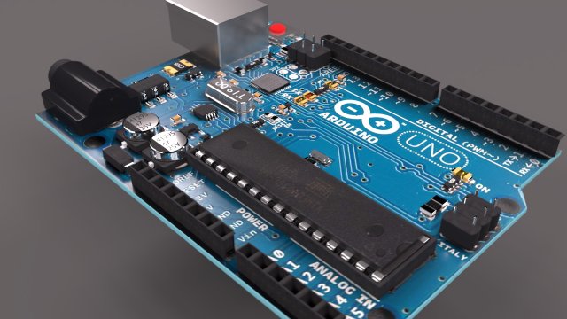 arduino uno 3D Model in Computer 3DExport