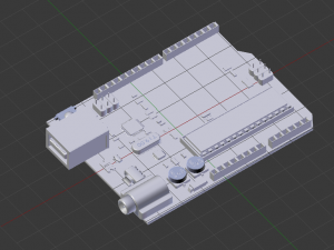 arduino uno 3D-Modell