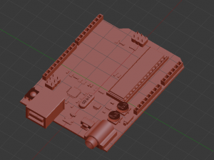 arduino uno 3D-Modell